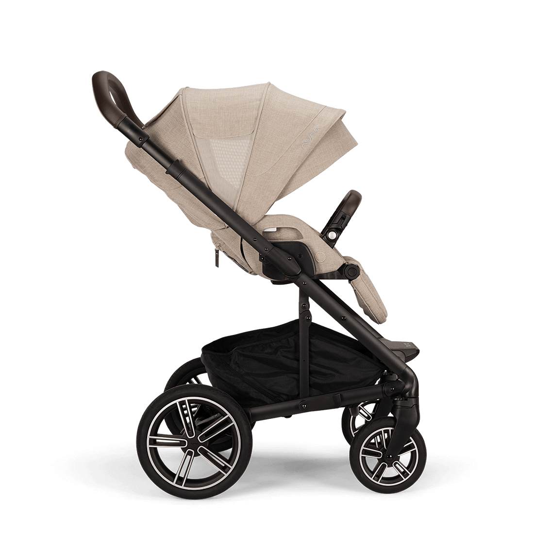 Nuna Mixx Next Travel System with ARRA Flex Car Seat & Curv ISOFIX Base - Biscotti
