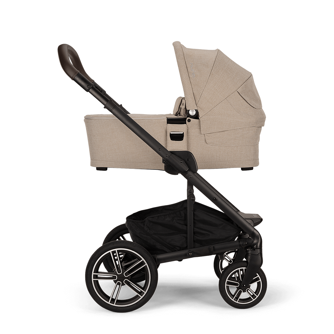 Nuna Mixx Next Travel System with ARRA Flex Car Seat & Curv ISOFIX Base - Biscotti
