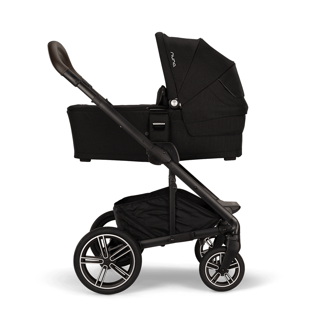 Nuna Mixx Next Travel System with ARRA Flex Car Seat & Curv ISOFIX Base - Caviar