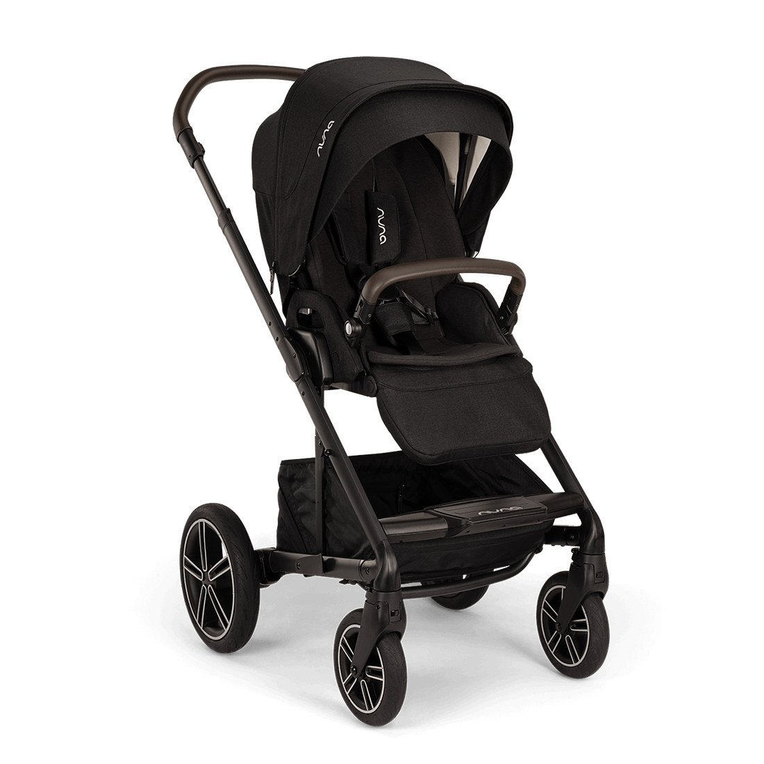 Nuna Mixx Next Travel System with ARRA Flex Car Seat & Curv ISOFIX Base - Caviar