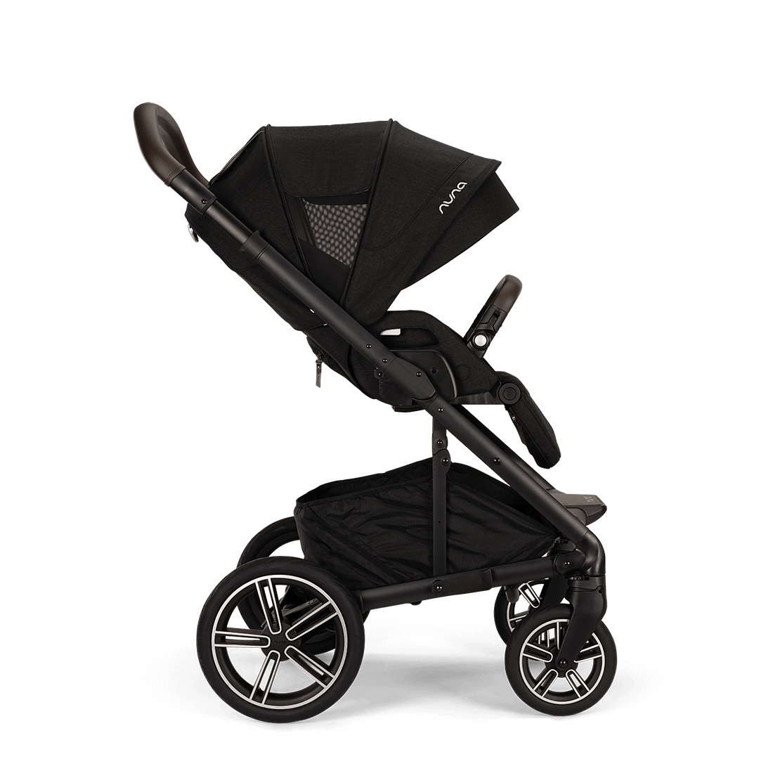 Nuna Mixx Next Travel System with ARRA Flex Car Seat & Curv ISOFIX Base - Caviar