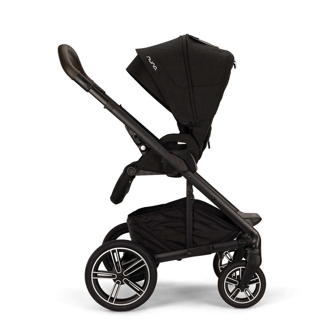 Nuna Mixx Next Travel System with ARRA Flex Car Seat & Curv ISOFIX Base - Caviar