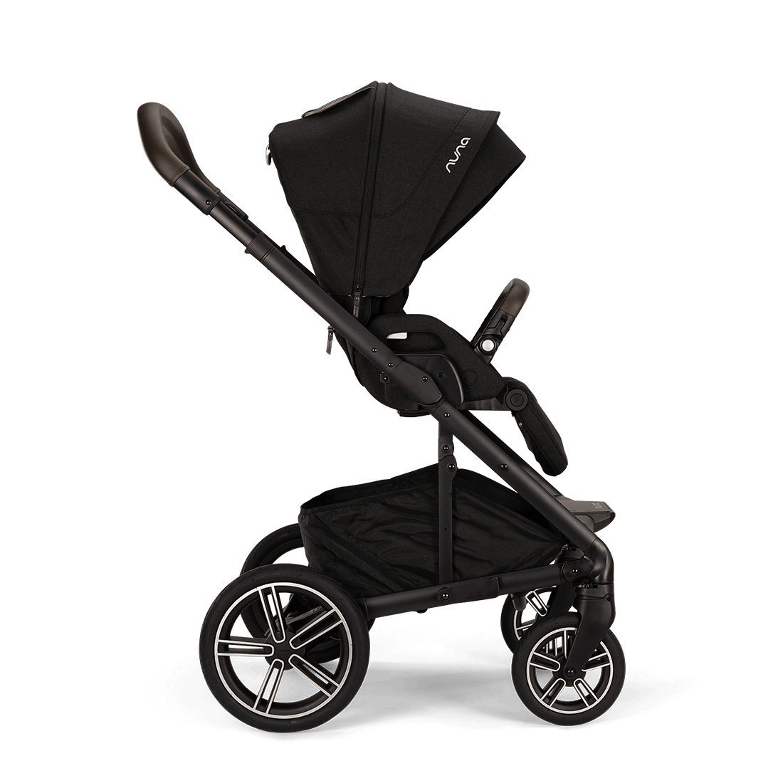 Nuna Mixx Next Travel System with ARRA Flex Car Seat & Curv ISOFIX Base - Caviar