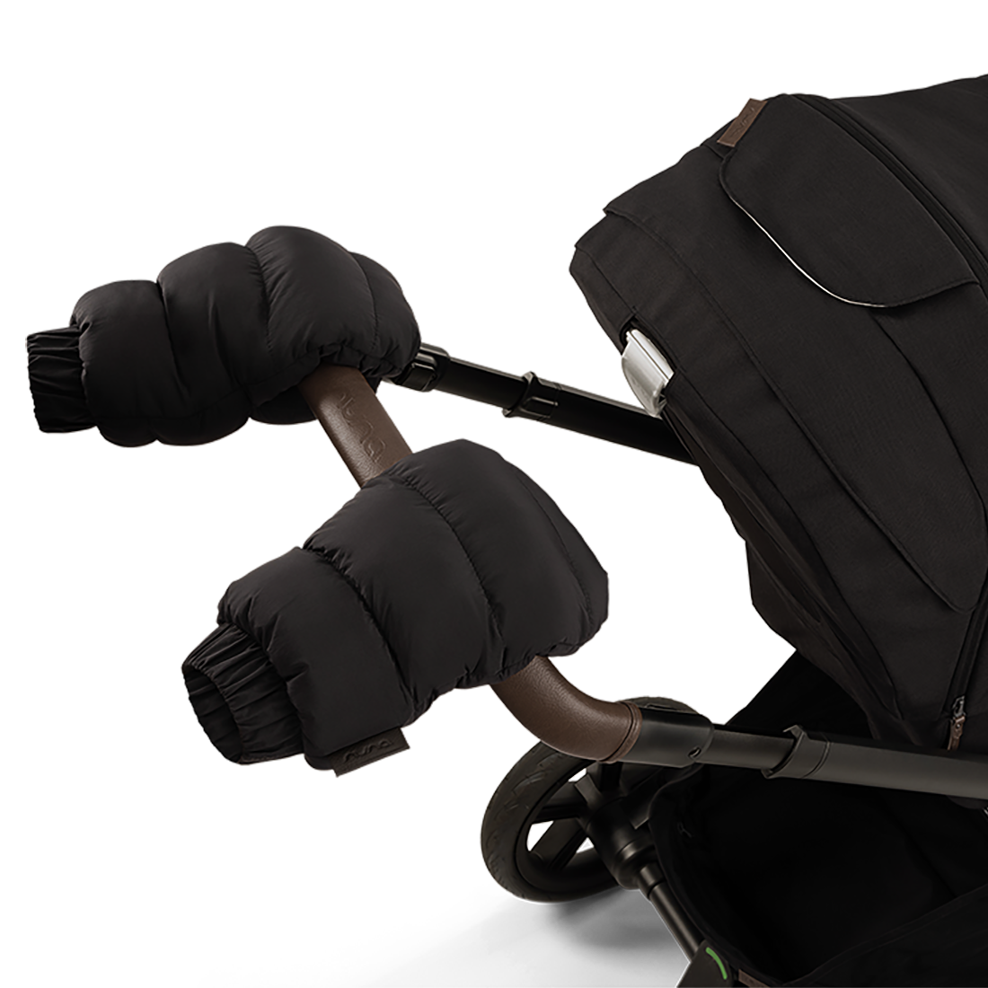 Nuna Winter Merino Wool Footmuff & Mittens Set - Caviar