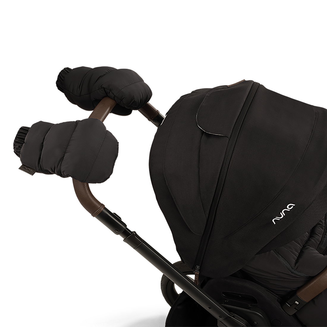 Nuna Winter Merino Wool Footmuff & Mittens Set - Caviar