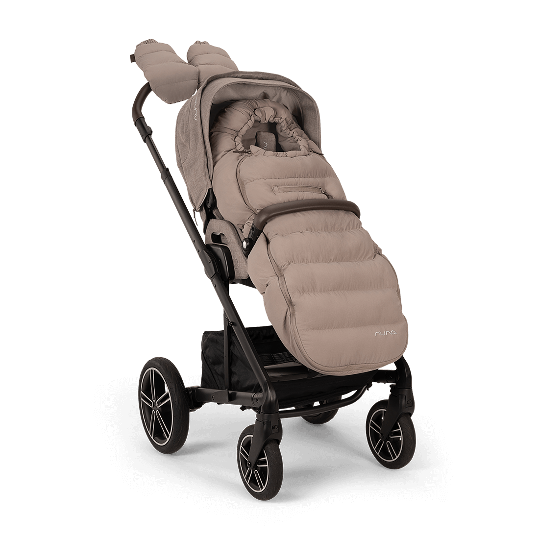 Nuna Winter Merino Wool Footmuff & Mittens Set - Cedar