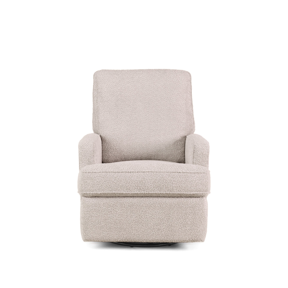 Obaby Madison Swivel Glider Recliner Chair - Chenille Marshmallow 10
