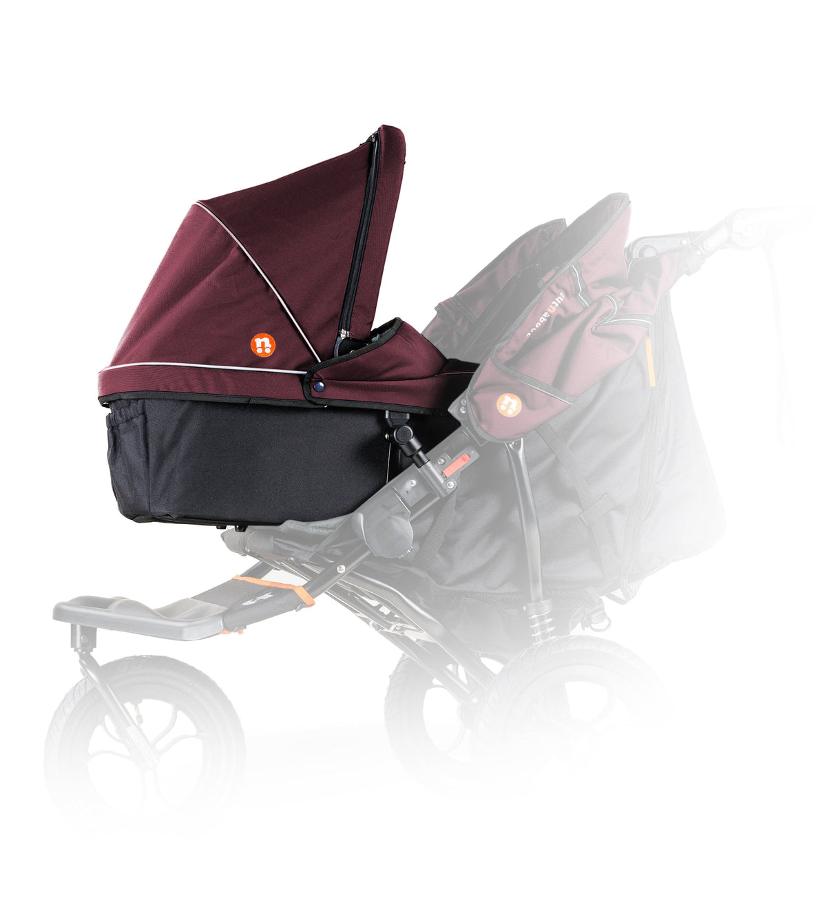 Out'n'About Double Carrycot V5 - Brambleberry Red
