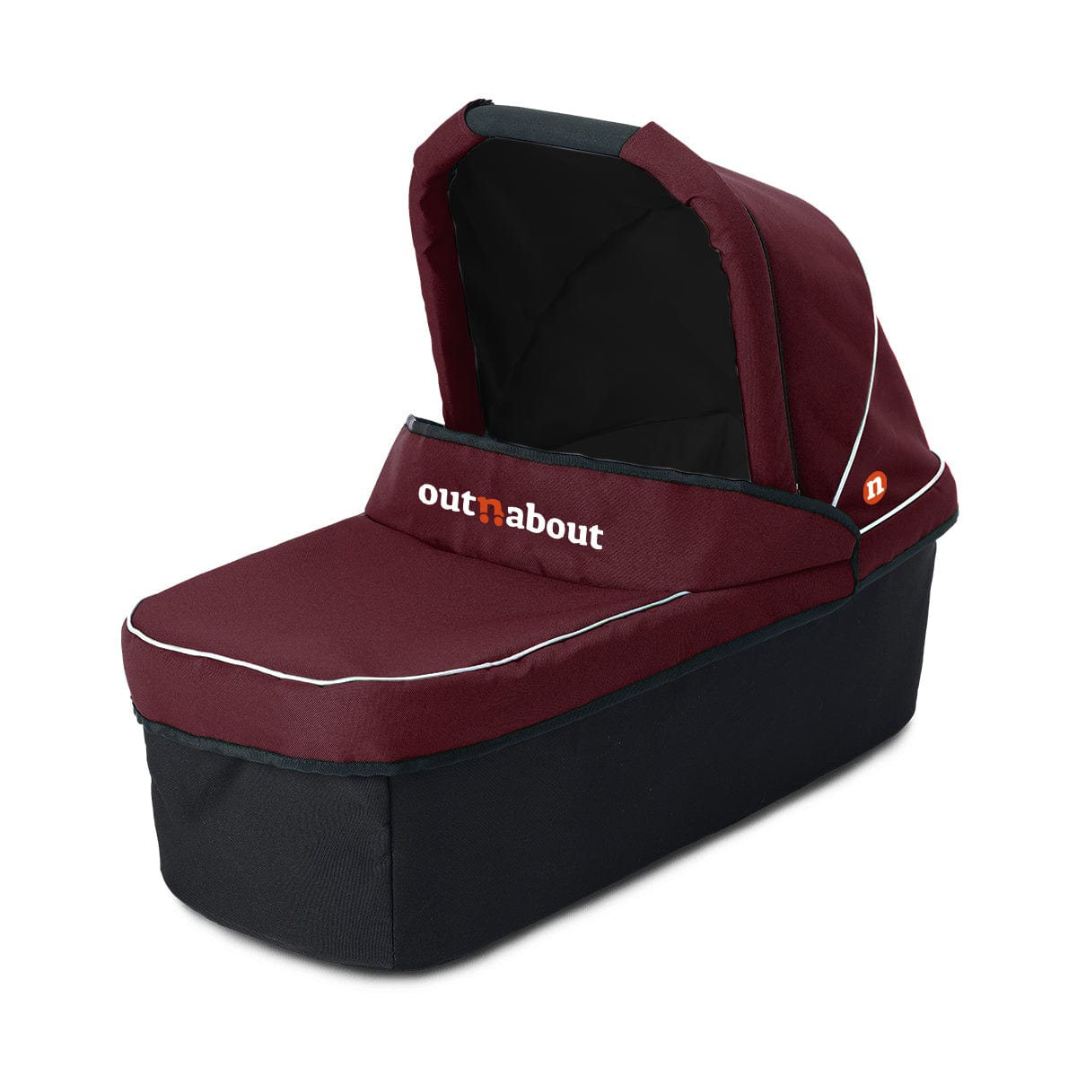 Out'n'About Double Carrycot V5 Brambleberry Red for Nipper