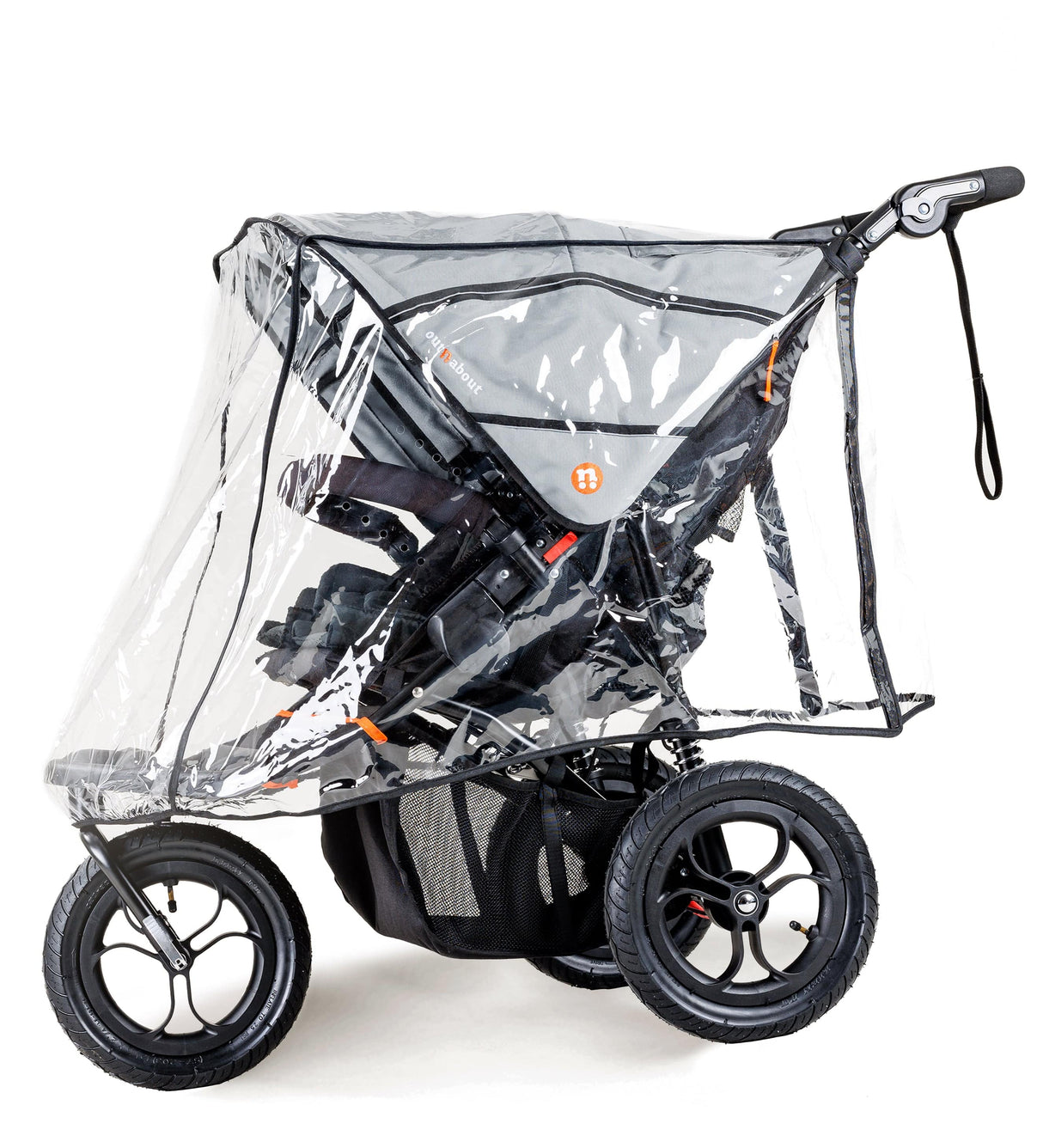 Out n About Nipper V5 Double Pushchair - Rocksalt Grey