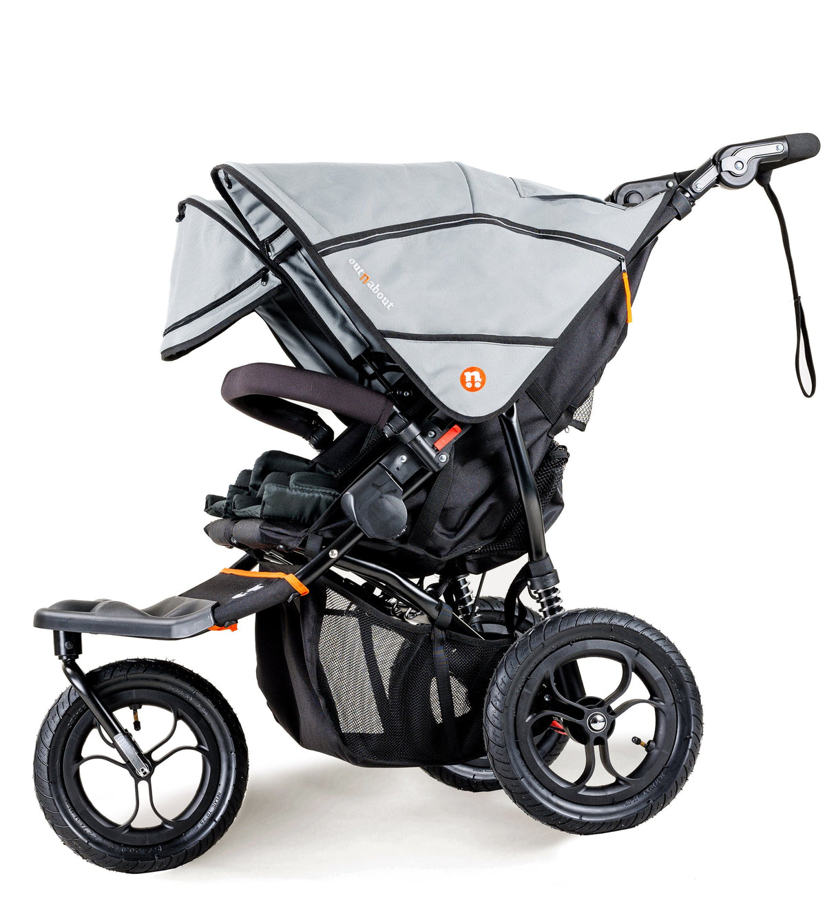 Out n About Nipper V5 Double Pushchair - Rocksalt Grey