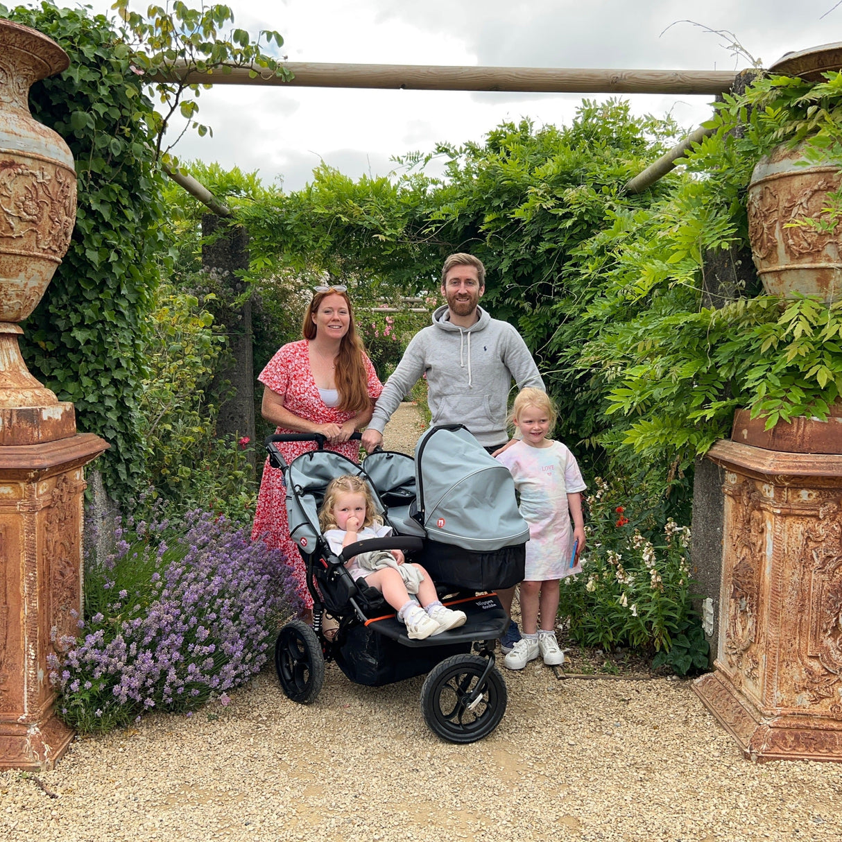 Out n About Nipper V5 Double Pushchair - Highland Blue