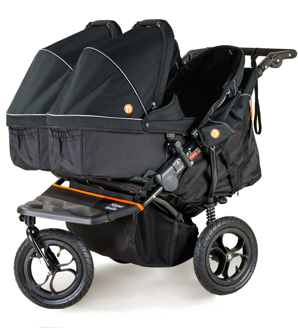 Out n About Nipper V5 Double Pushchair - Summit Black