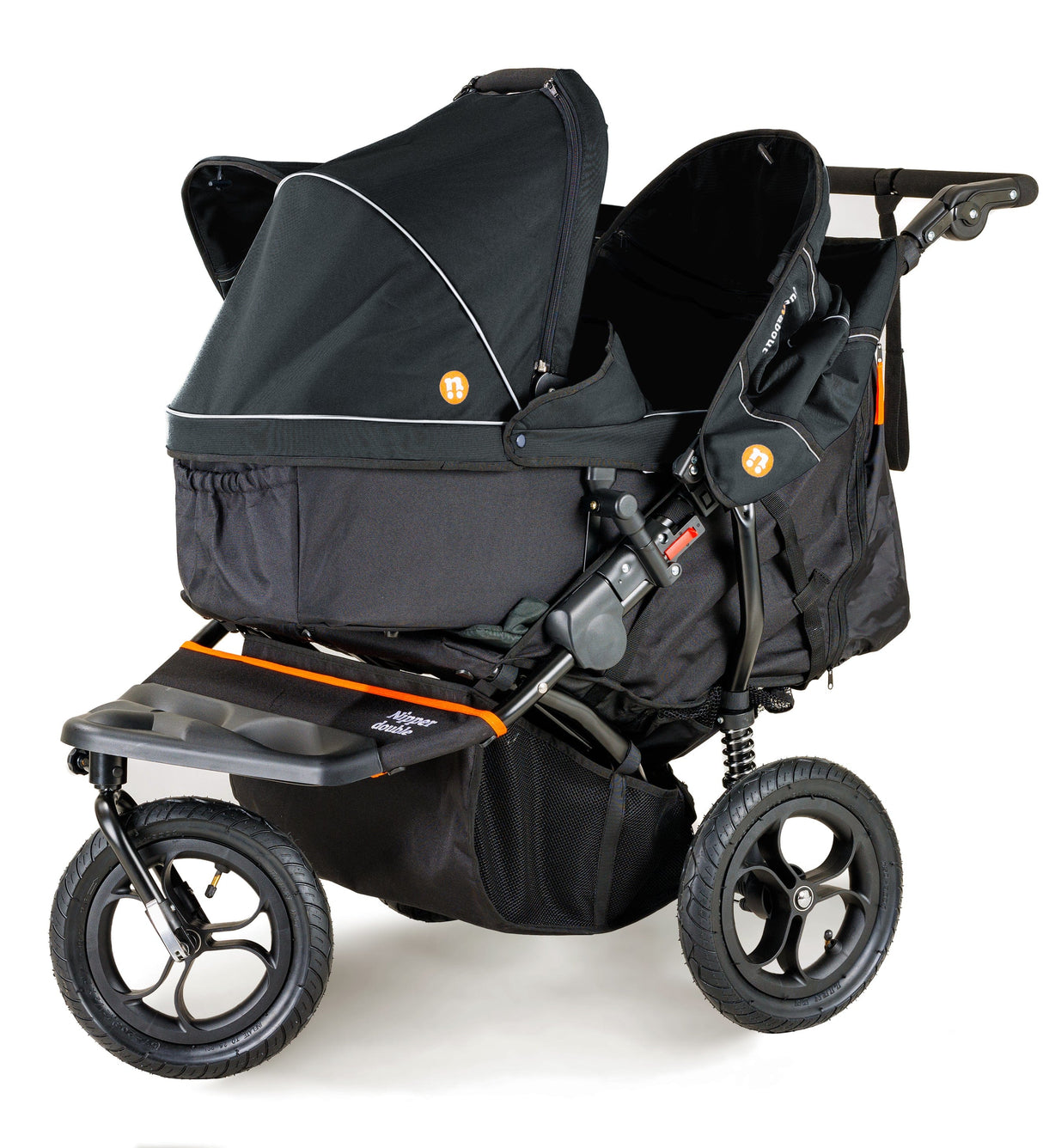 Out n About Nipper V5 Double Pushchair - Summit Black