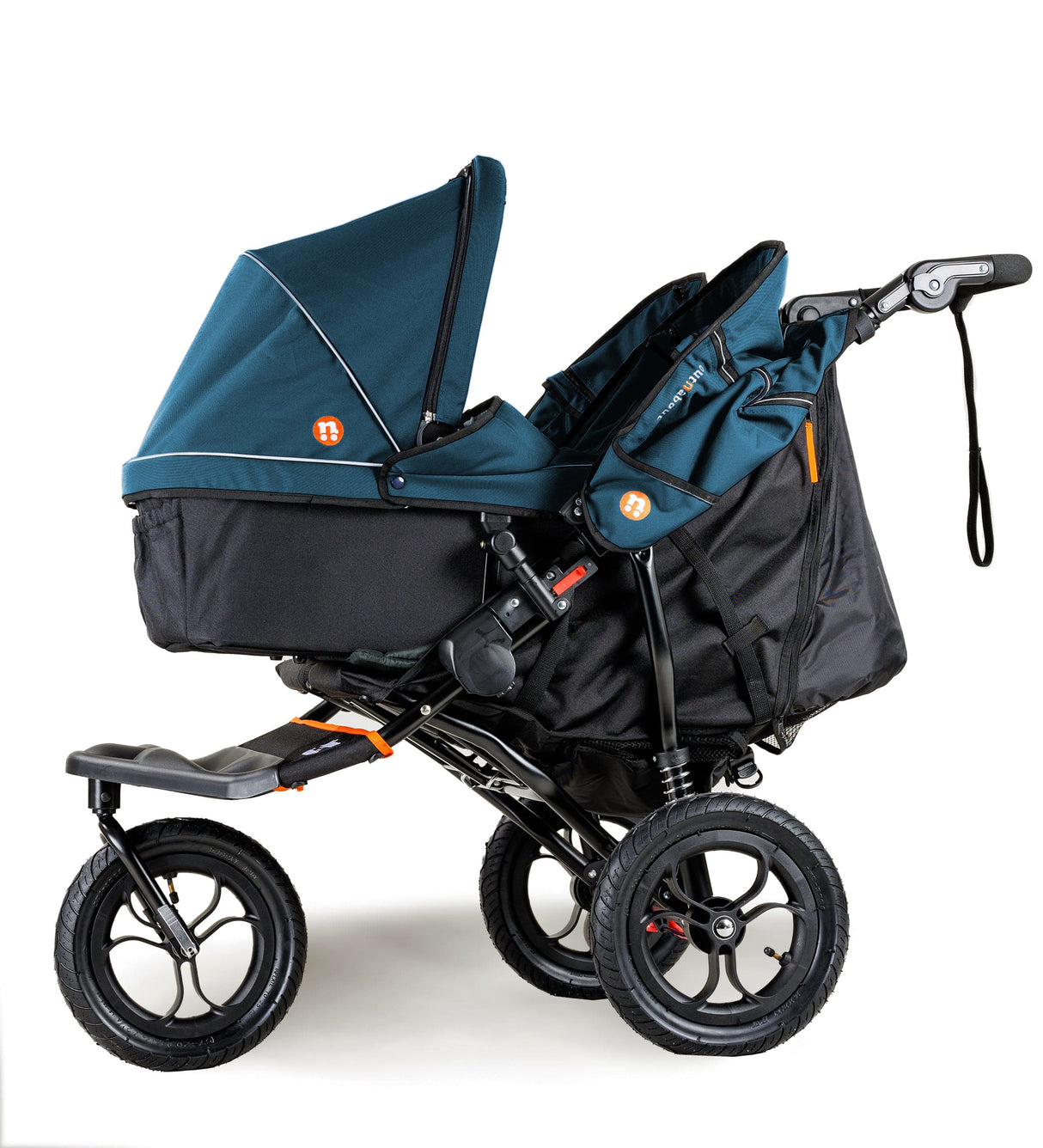 Out n About Nipper V5 Double Pushchair - Highland Blue