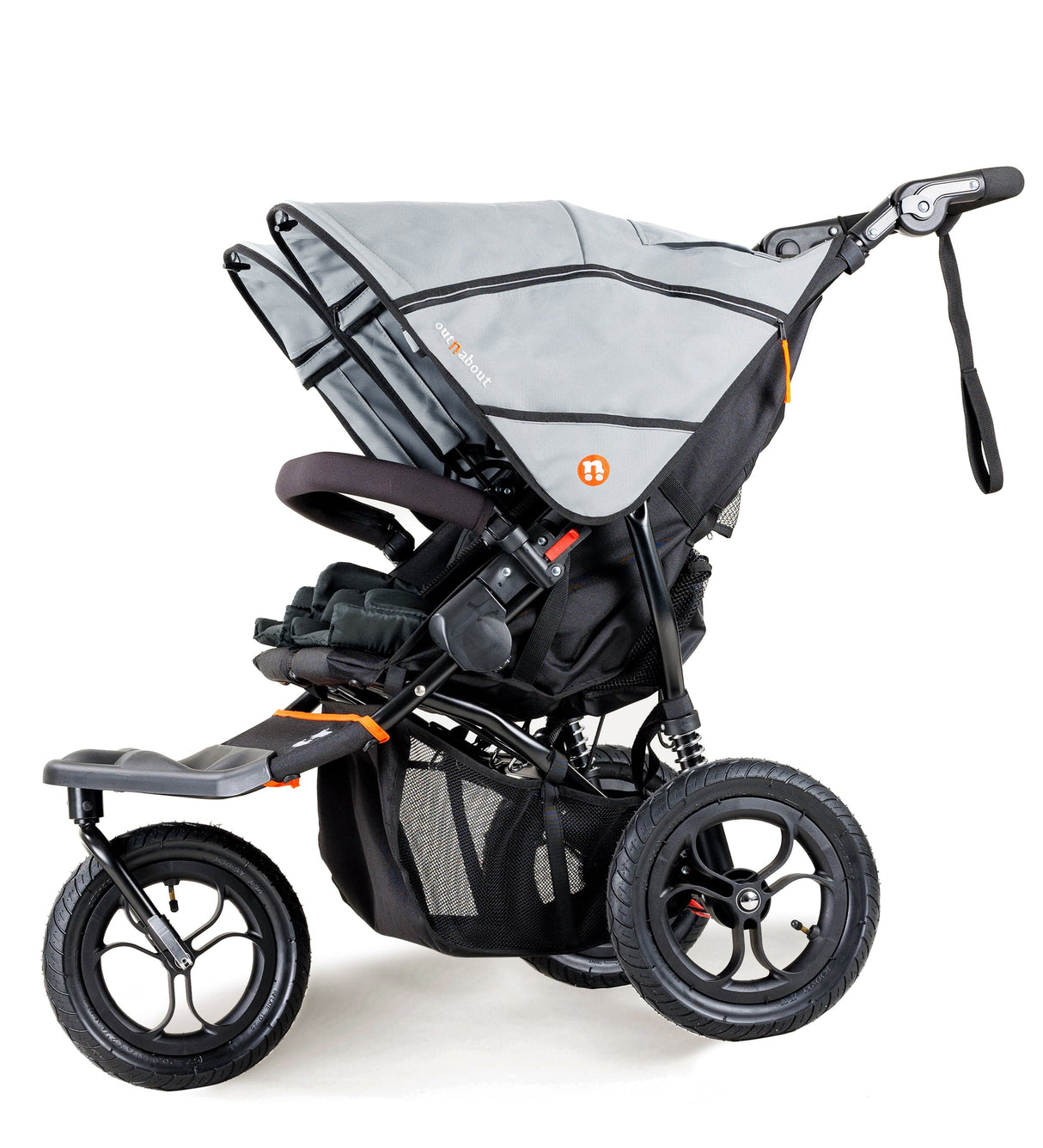 Out n About Nipper V5 Double Pushchair - Rocksalt Grey