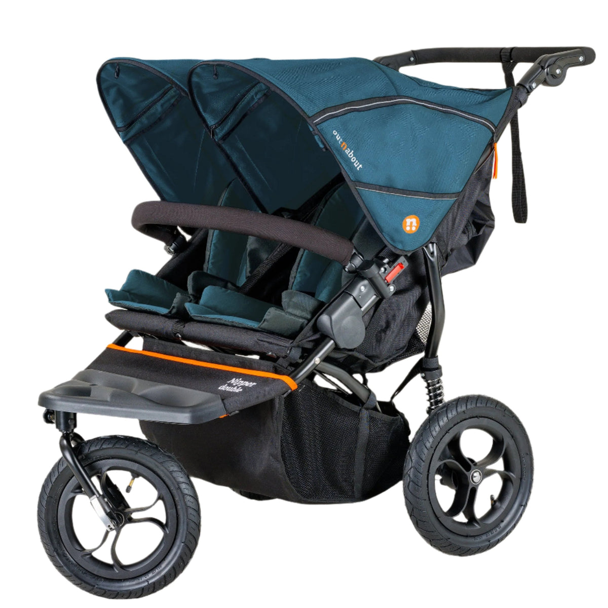 Out n About Nipper V5 Double Pushchair Highland Blue – Pushchair