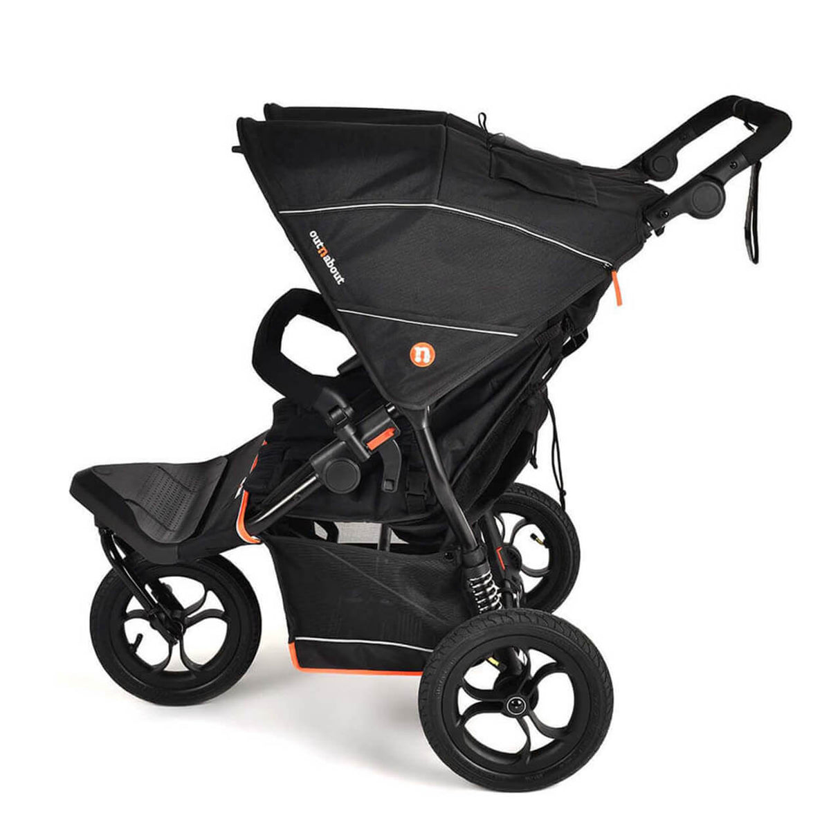 Out n About Nipper V6 Double Pushchair - Summit Black