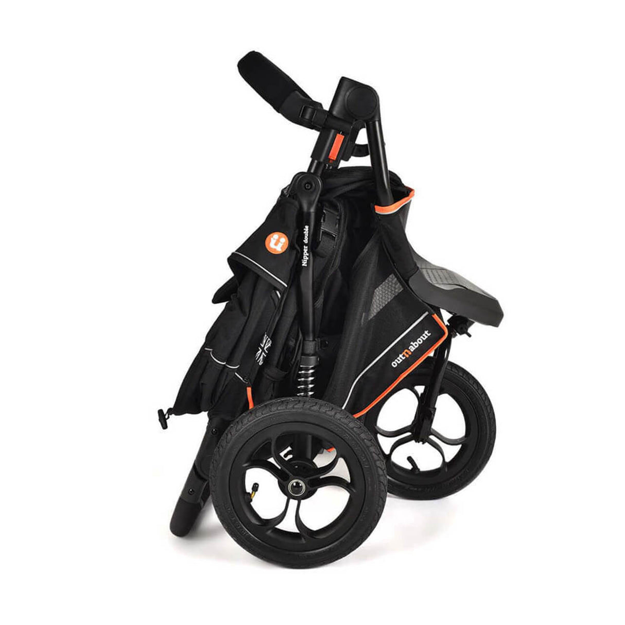Out n About Nipper V6 Double Pushchair - Summit Black
