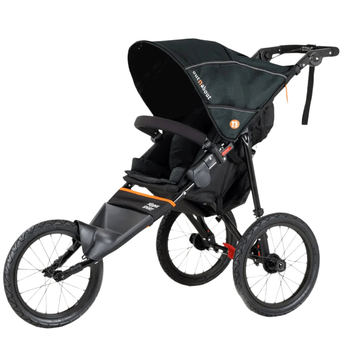 Out n About Nipper V5 Sport Jogging Pushchair Summit Black