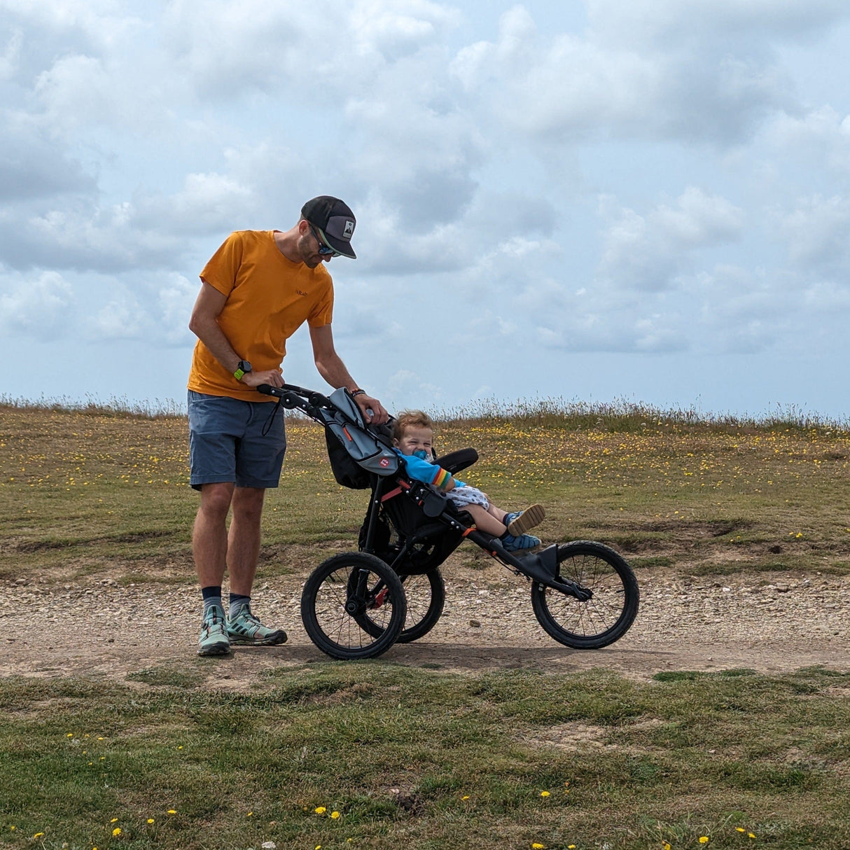 Out n About Nipper V5 Sport Jogging Pushchair - Highland Blue
