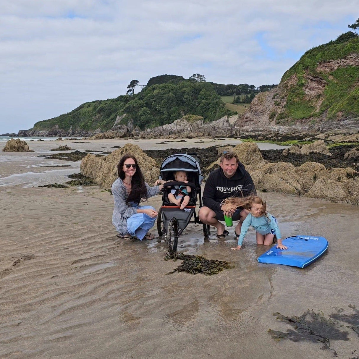 Out n About Nipper V5 Sport Jogging Pushchair - Highland Blue