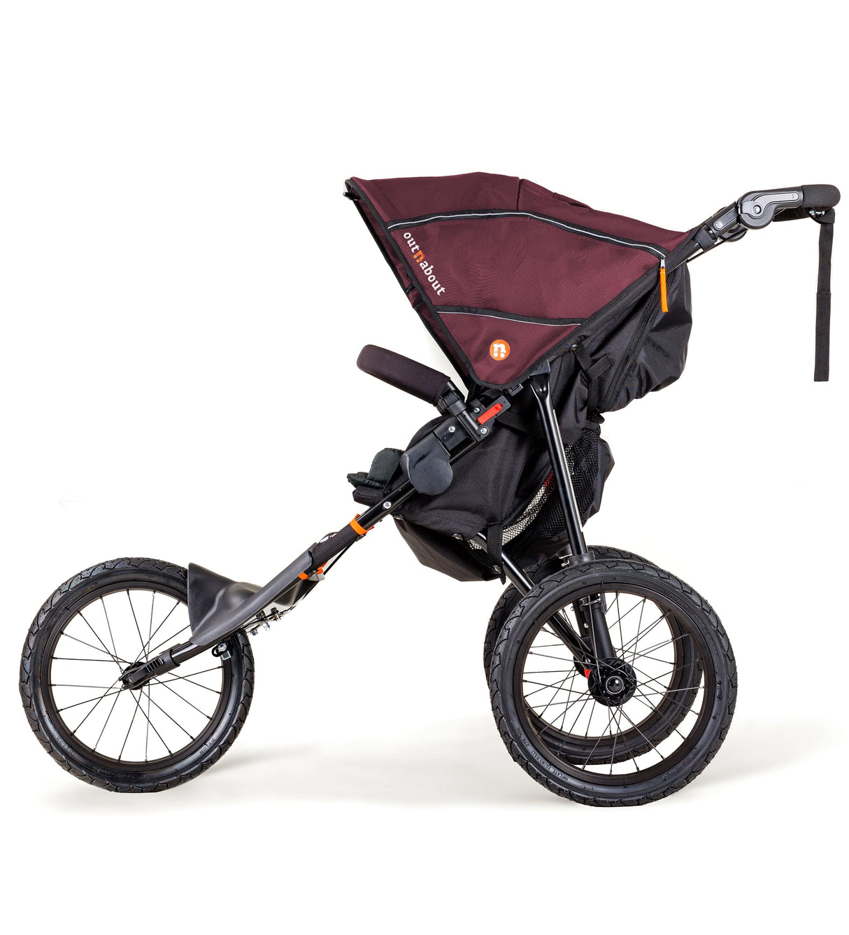 Out n About Nipper V5 Sport Jogging Pushchair - Brambleberry Red