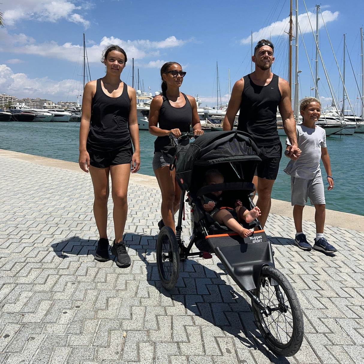 Out n About Nipper V5 Sport Jogging Pushchair - Highland Blue