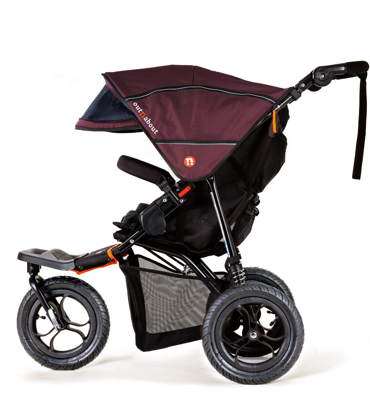 Out n About Nipper V5 Single Pushchair - Brambleberry Red