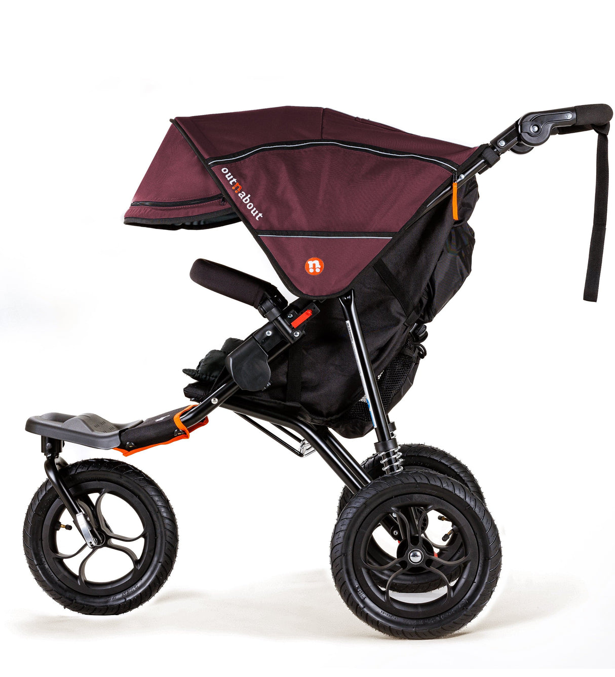 Out n About Nipper V5 Single Pushchair - Brambleberry Red