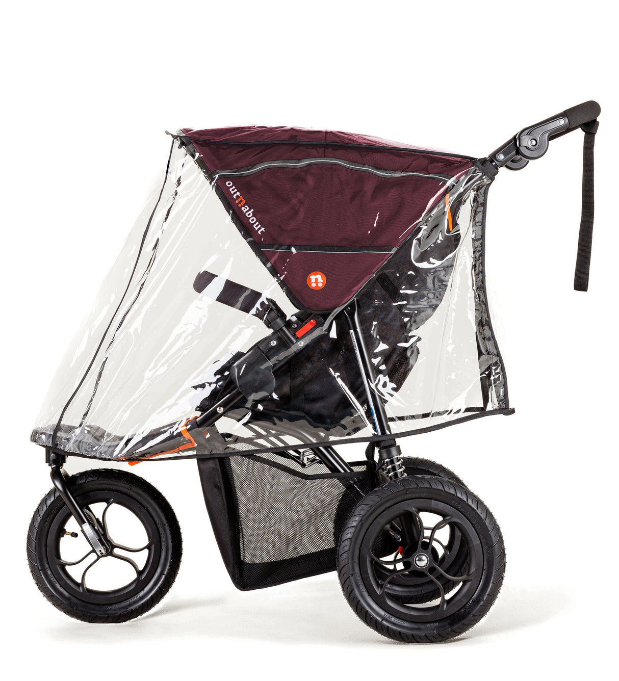 Out n About Nipper V5 Single Pushchair - Brambleberry Red