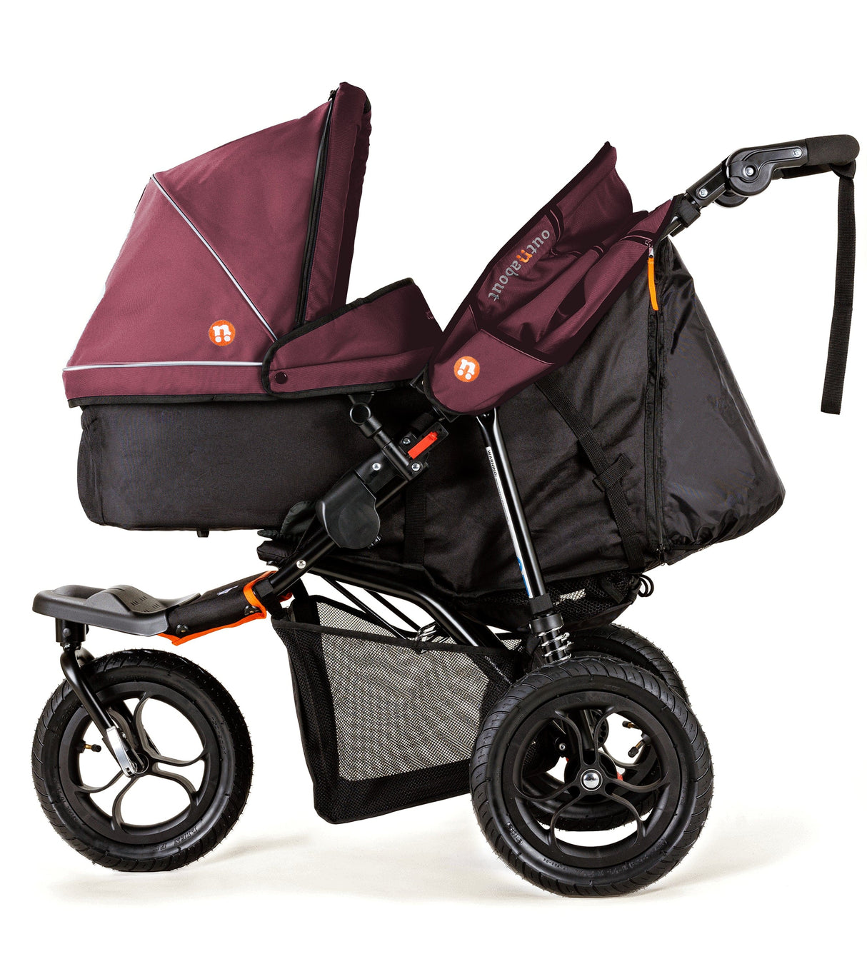 Out n About Nipper V5 Single Pushchair - Brambleberry Red