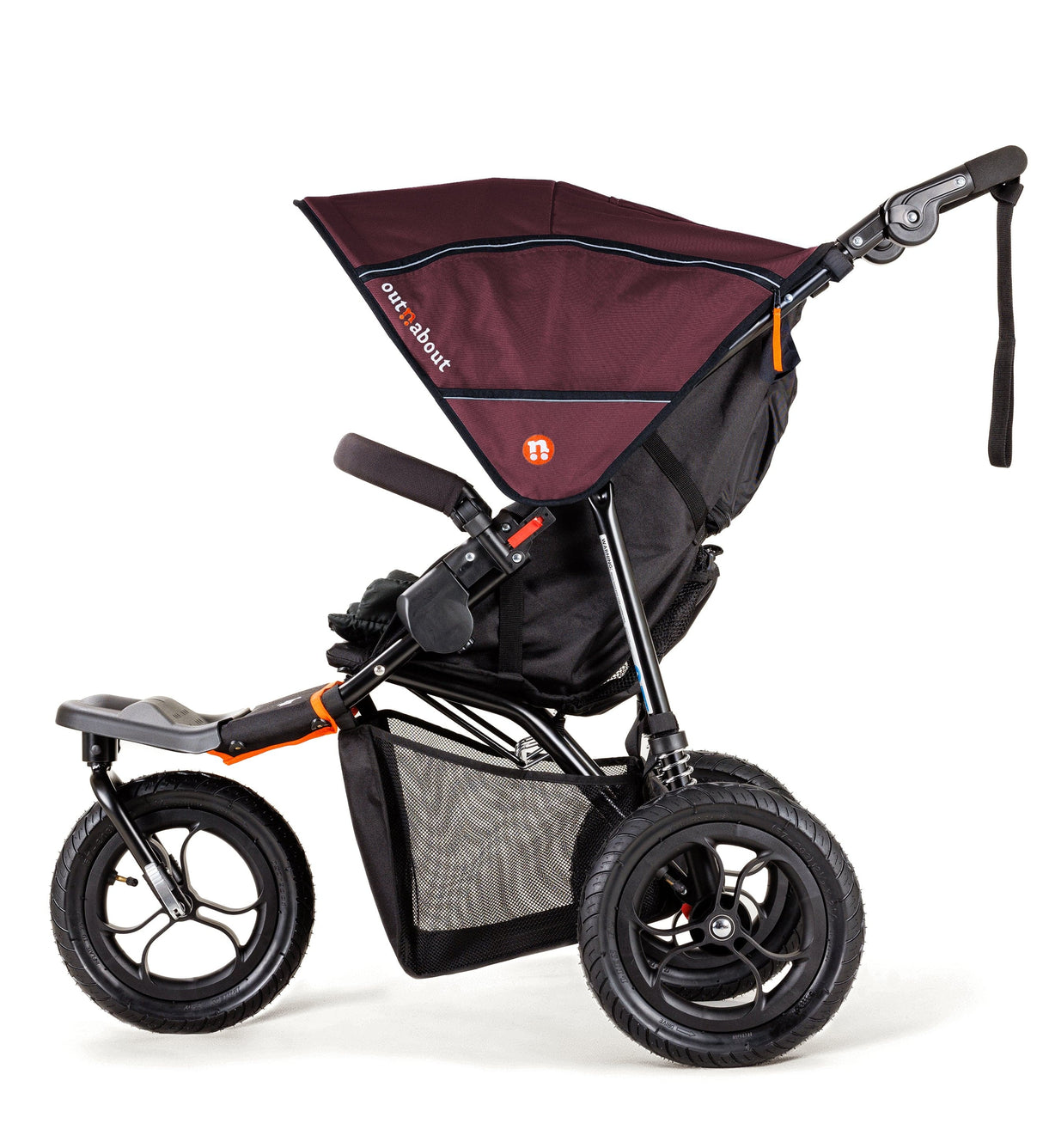 Out n About Nipper V5 Single Pushchair - Brambleberry Red