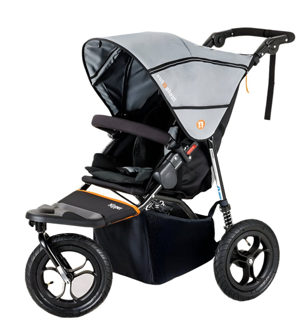 Out n About Nipper V5 Single Pushchair - Rocksalt Grey