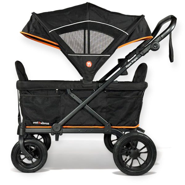 Out N About Nipper Stroller Wagon V6 - Summit Black