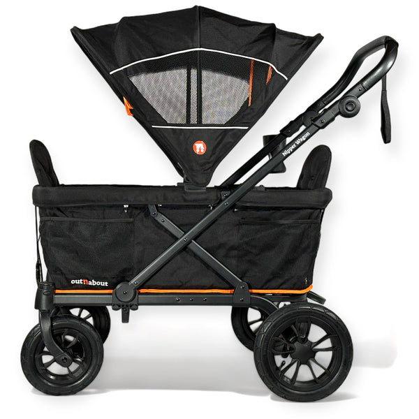 Out N About Nipper Stroller Wagon V6 - Summit Black