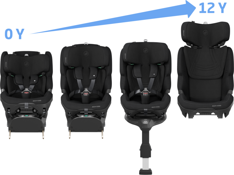 Maxi Cosi Pearl XL Slide Pro 2026 Car Seat - Authentic Black
