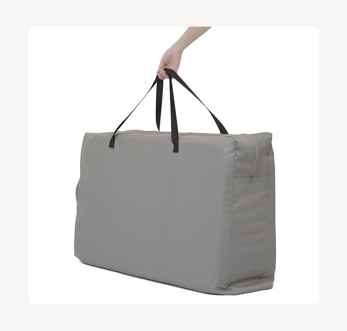 Joie Roomie Glide Bedside Crib - Foggy Grey