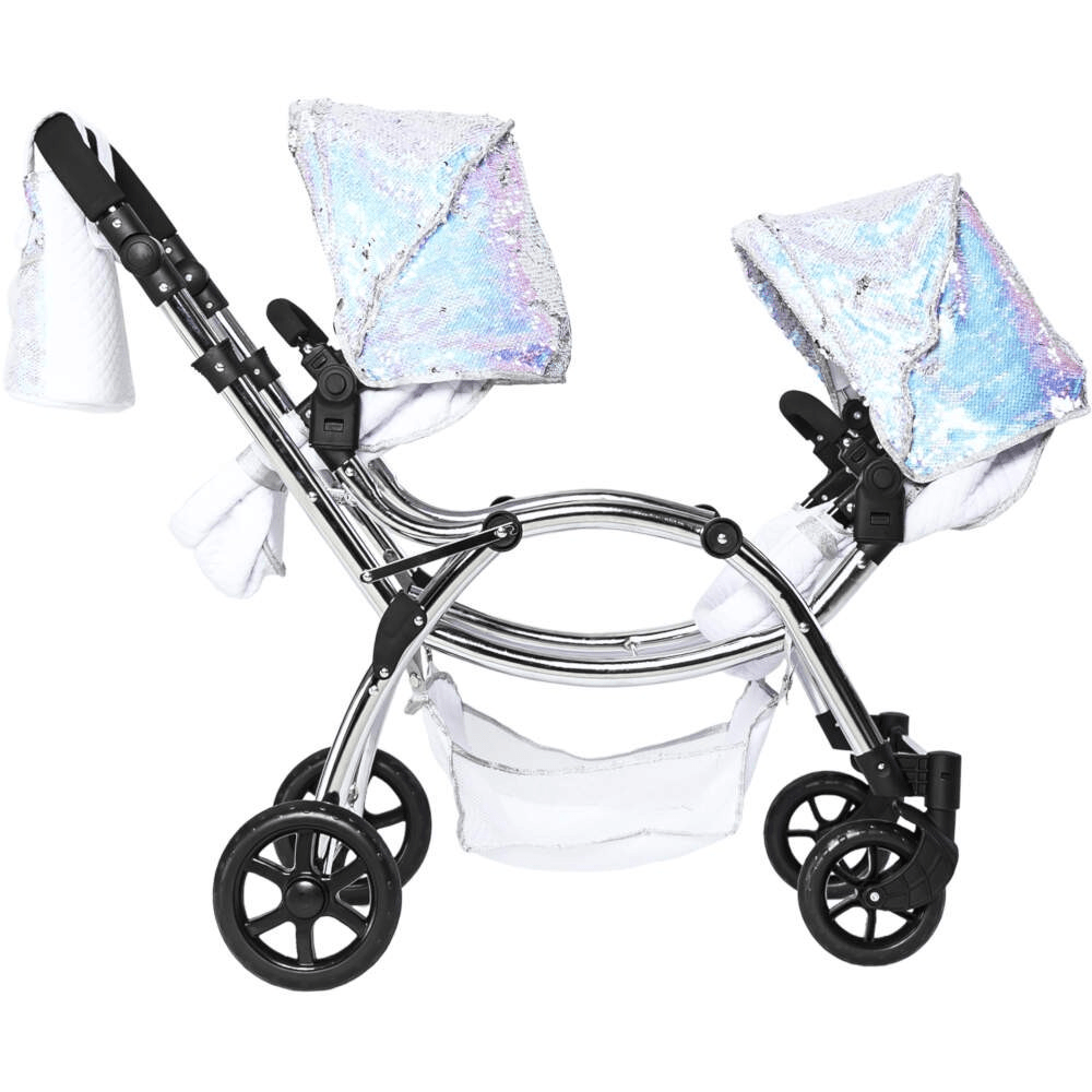Roma Amy Childs Polly Twin Children's Dolls Pram – Mermaid