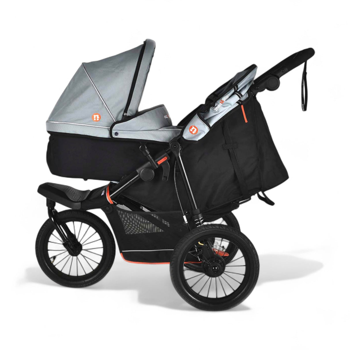 Out n About Nipper V6 Plus Single Pushchair - Rocksalt Grey