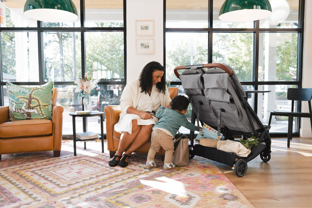 UPPAbaby Minu Duo Double Stroller - Greyson