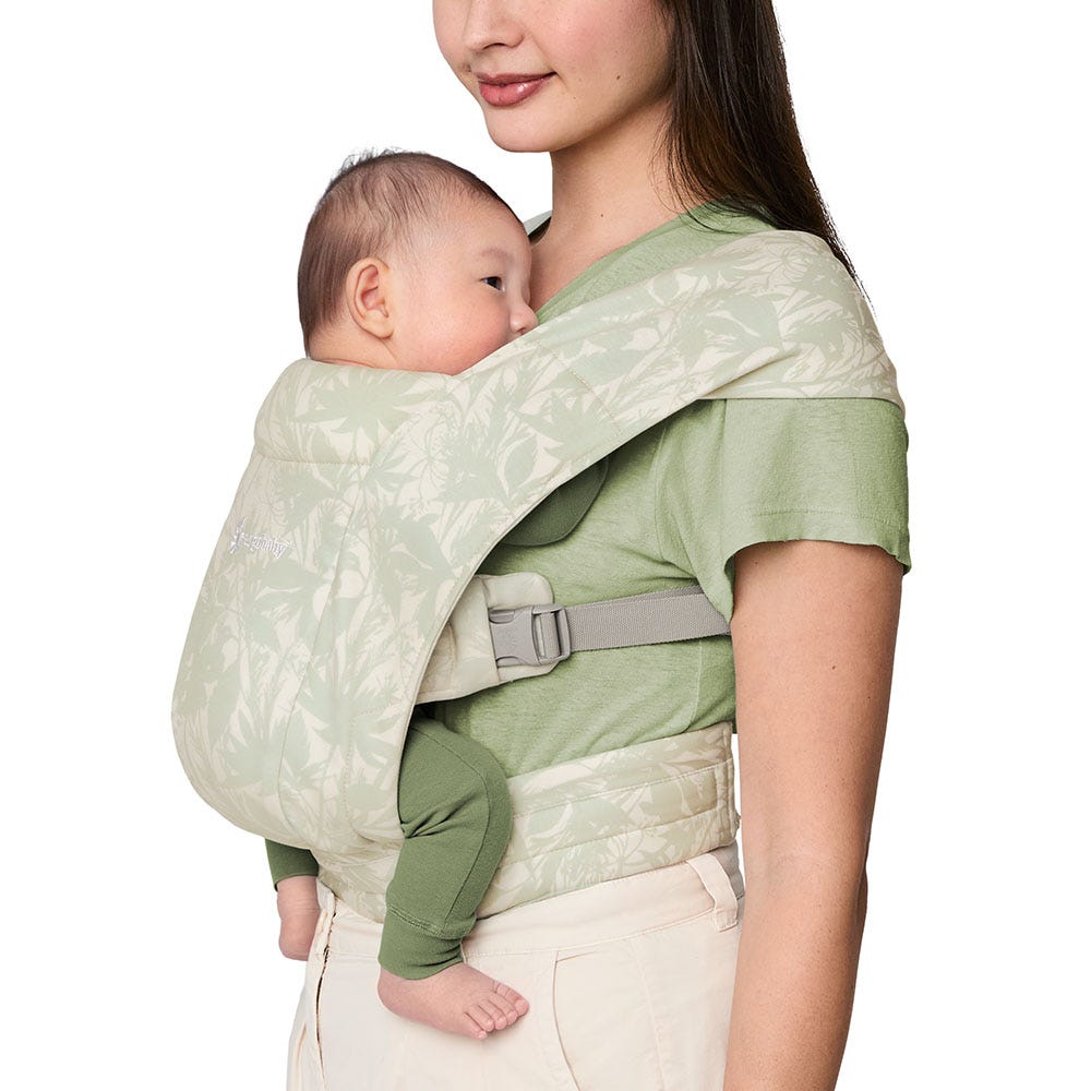 ergobaby Embrace Soft & Snug Knit Baby Carrier - Sage Meadows