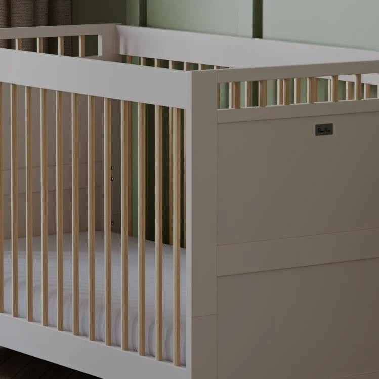 Silver Cross Seville Convertible Cot to Toddler Bed - Cashmere Oak