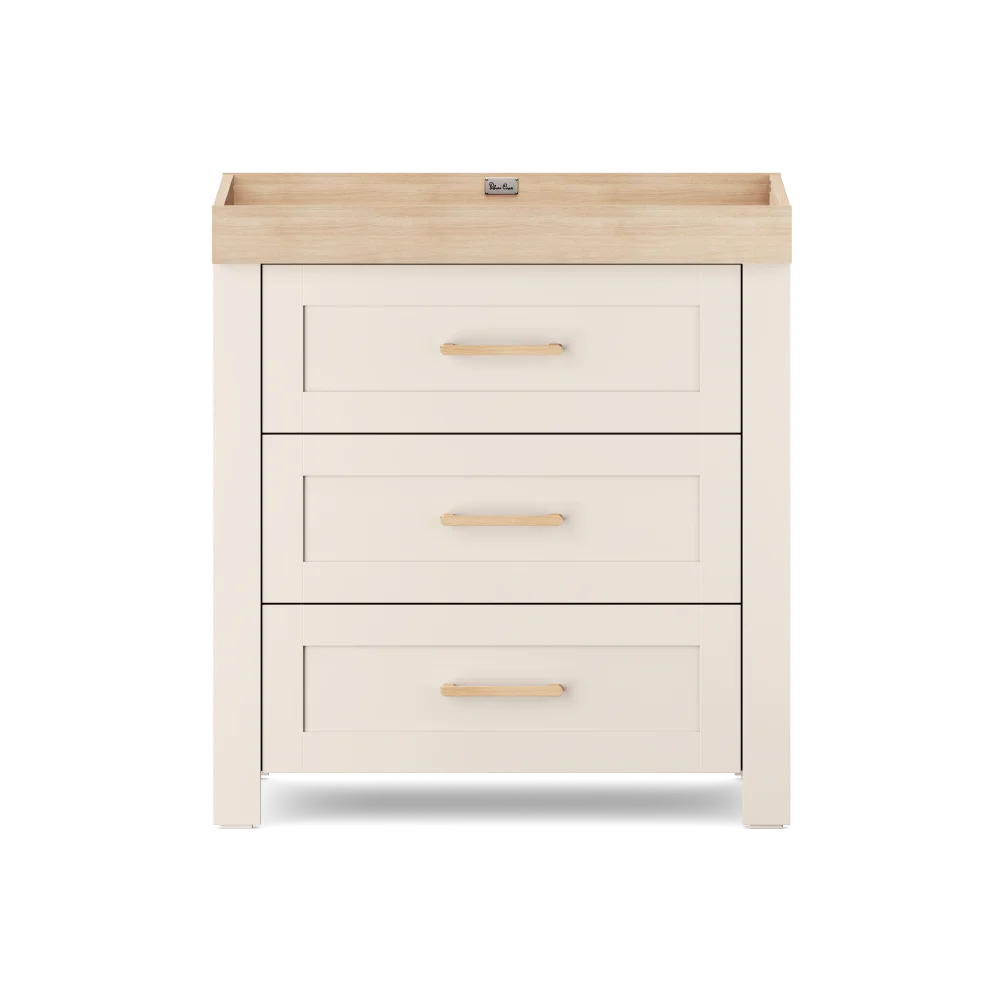 Silver Cross Seville Nursery Dresser / Changing Unit - Cashmere Oak