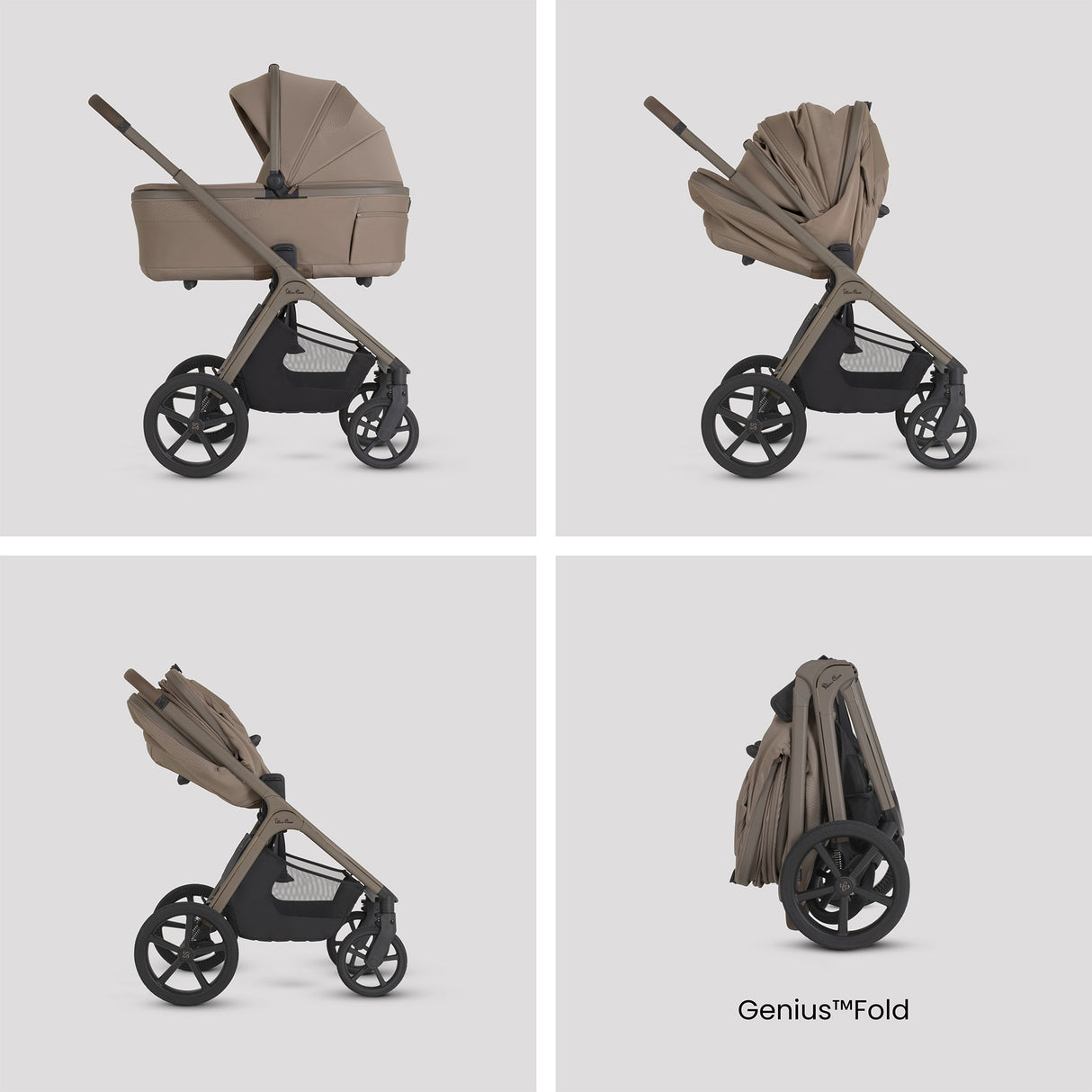 Silver Cross Cove 2 Pushchair Bundle with Accessories - Champagne 3