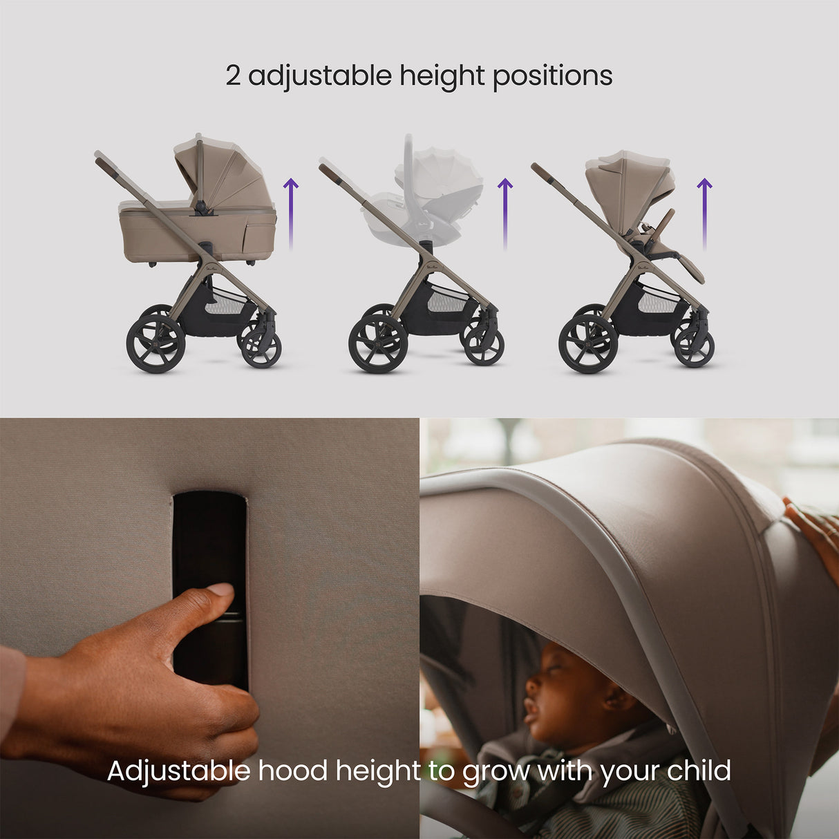 Silver Cross Cove 2 Pushchair Bundle with Accessories - Champagne 4