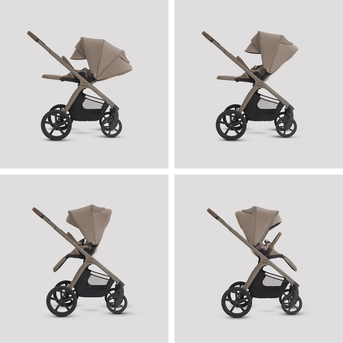 Silver Cross Cove 2 BeSafe Go Beyond 2 Car Seat and Base Travel System - Champagne - Champagne pushchair image 5