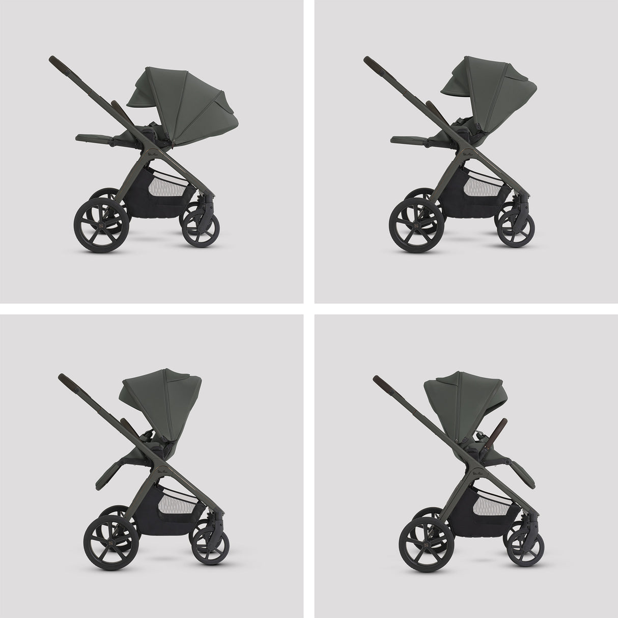 Silver Cross Cove 2 Ultimate Bundle inc Glide Car Seat & Base Plus - Pewter 5