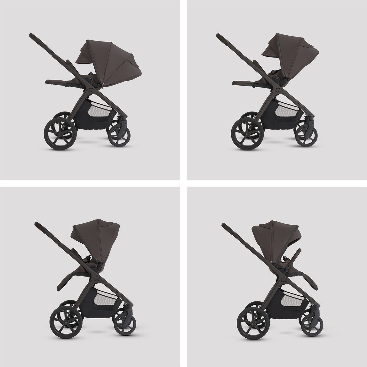 Silver Cross Cove 2 Ultimate Family Bundle inc Glide Car Seat, Approach Car Seat & Base Plus - Chocolate 5