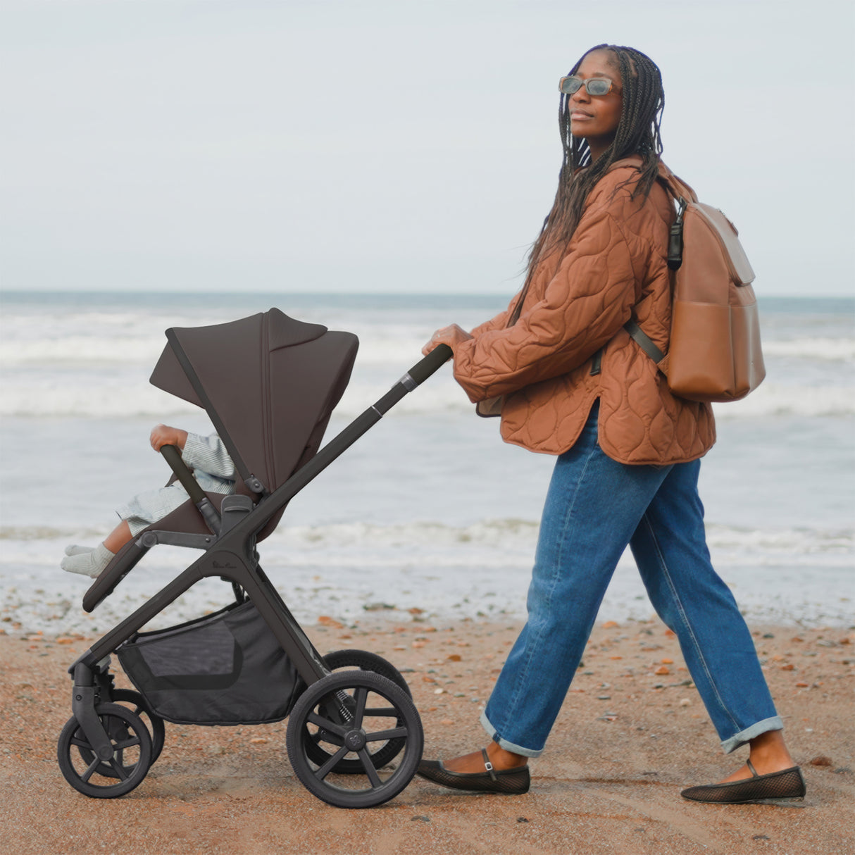 Silver Cross Cove Pushchair Bundle with Accessories - Chocolate 8